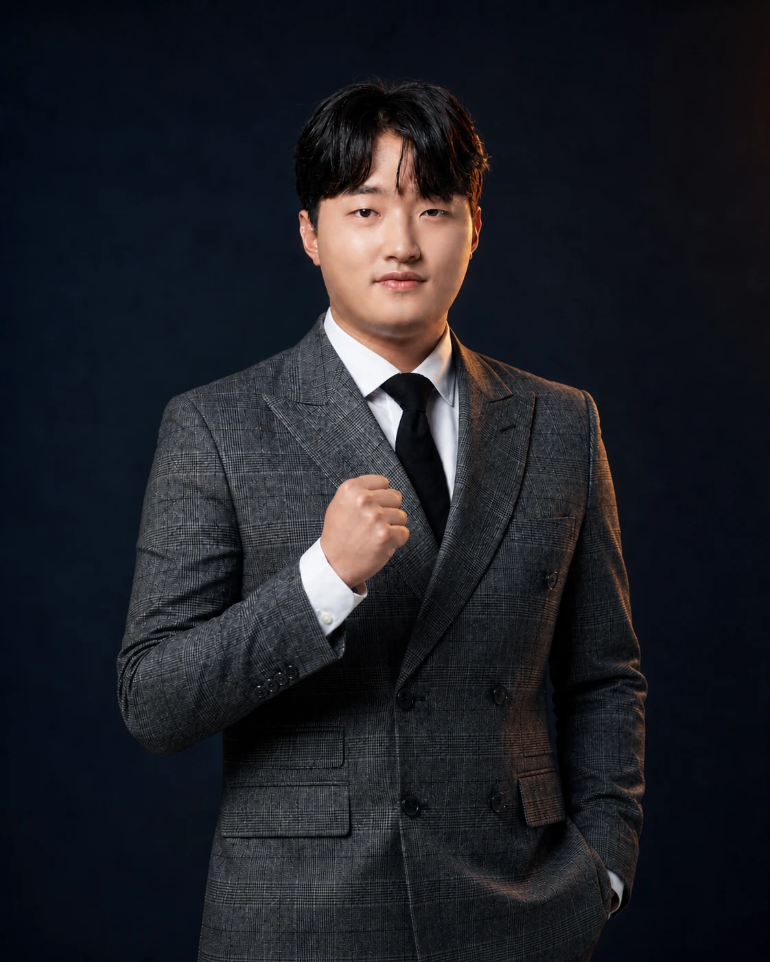 주먹을 쥔 진지한 자세의 잇다플레이 대표 박태양 프로필